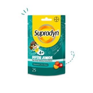 Supradyn Difese Junior integratore 25 Caramelle Gommose
