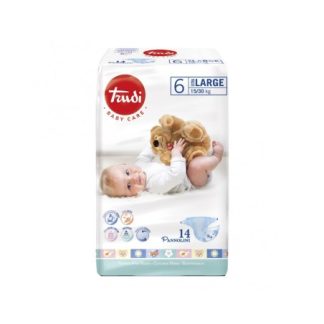 Trudy Baby Care Pannolini 6 Extralarge 15-30 Kg 14 Pezzi