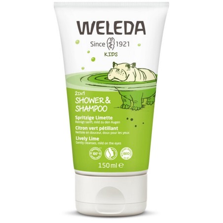 Weleda 2 In 1 Kids Shower & Shampoo Lively Lime 150 Ml