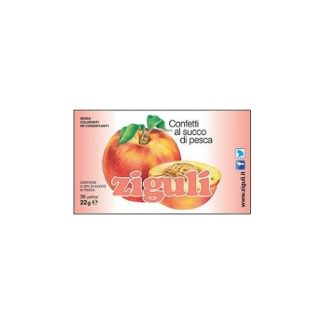 Ziguli Pesca palline senza coloranti e conservanti 22g