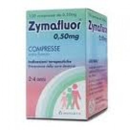 Zymafluor 100 Compresse per la prevenzione della carie 0,50mg