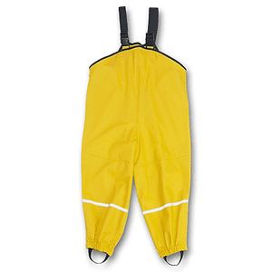 Regenhose gelb