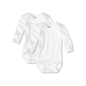 Baby Bodies 1/1 Arm weiß -Doppelpack-