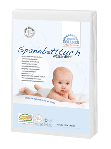 Spannbetttuch wasserdicht 70 x 140 cm