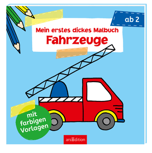 Mein erstes dickes Malbuch - Fahrzeuge