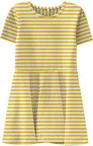 Girls Kleid Nmfvivette golden rod