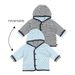 Wendejacke mit Kapuze Mini Person anthrazit-melange