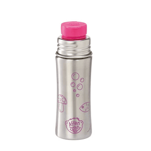 Edelstahl Trinkflasche Eule, pink