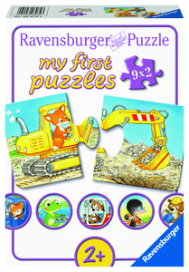 My first puzzle - Tierische Baustelle