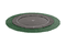 EXIT Dynamic ebenerdiges Trampolin ø 366 cm mit Freezone Sicherheitsplatten, schwarz