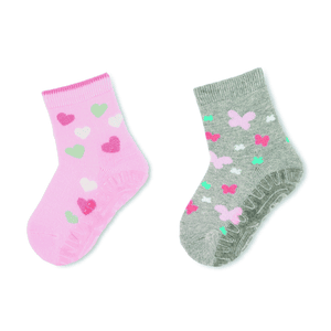 Fliesenflitzer Air Doppelpack Herzen/Schmetterling rosa