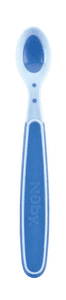 Nûby Breilöffel Soft Sensitive Flex mit Wärmesensor im 3er Pack blau