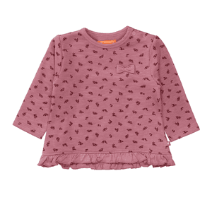 Sweatshirt berry gemustert