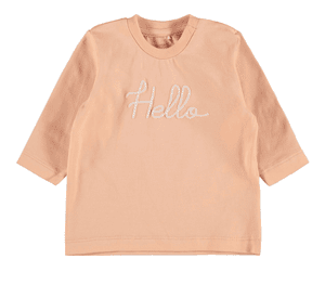 Langarmshirt Nbfnatalia Peach Nectar