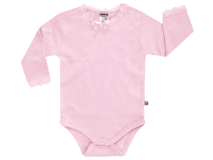Body langarm BASIC rosa