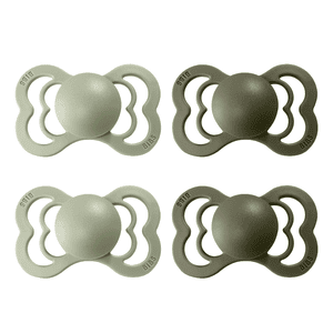 Schnuller Supreme Sage / Hunter Green Latex 0-6 Monate, 4 Stk.