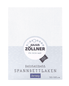 Spannbettlaken für Beistellbetten weiß 50 x100 cm
