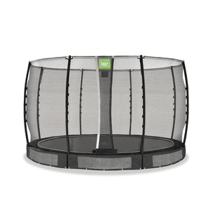 EXIT Allure Classic Bodentrampolin ø 366 cm mit Sicherheitsnetz, schwarz