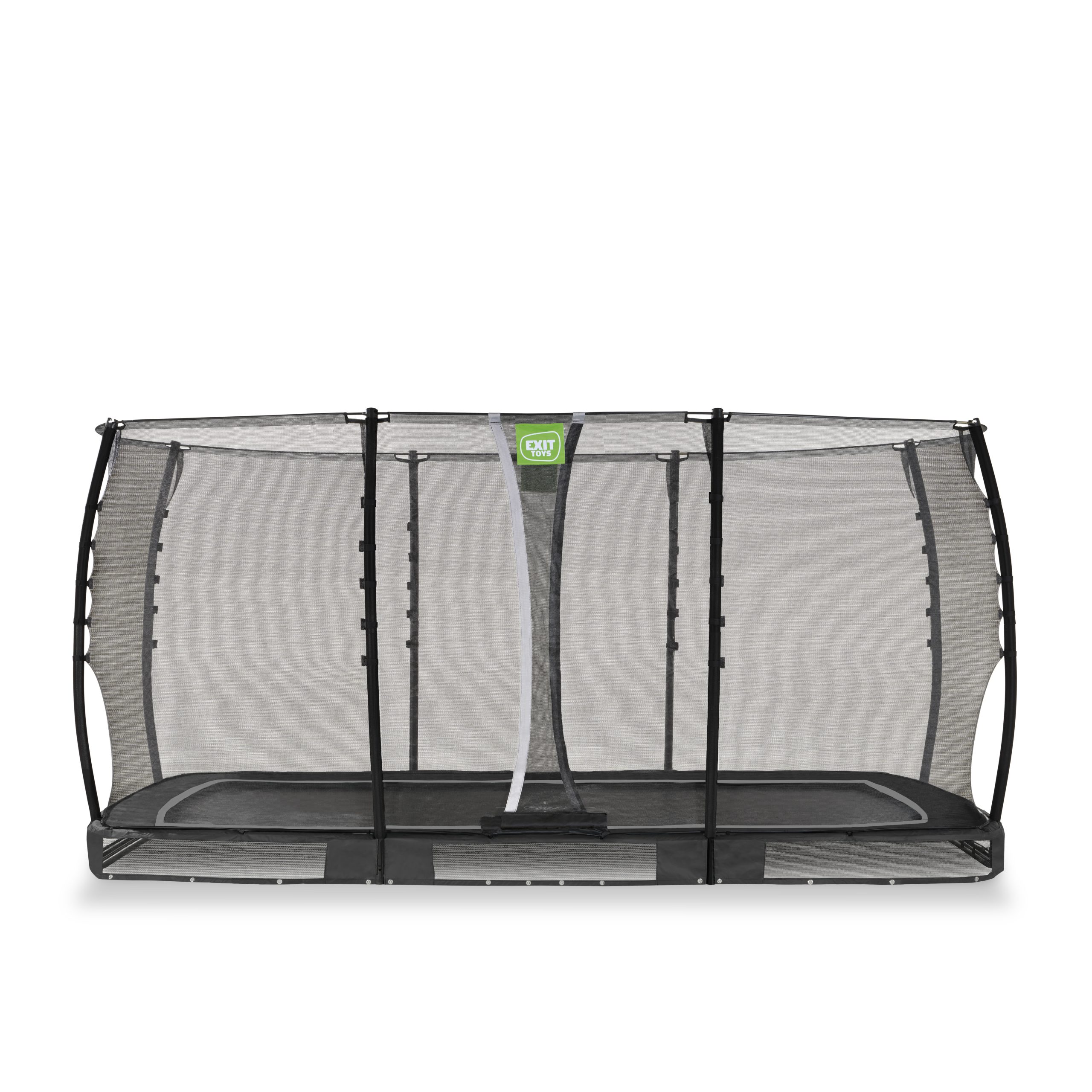 EXIT Allure Classic Bodentrampolin 244x427cm - schwarz