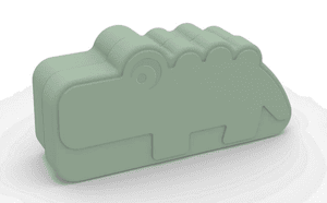 Frühstücksbox Kiddish, Croco Grün