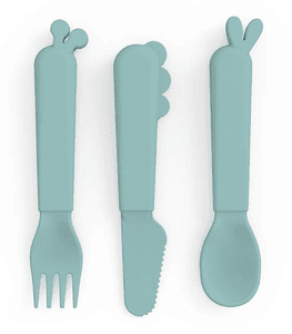 Besteck-Set Kiddish Deer friends Blau