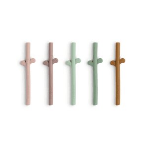 Peekaboo Strohhalm 5-er Pack Farbmix Rosa