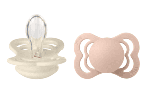 Schnuller Supreme Blush/Ivory Silikon 0-6 Monate, 2 Stk.