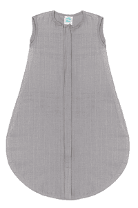Muslin Schlafsack hellgrau