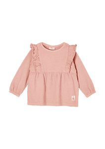 Langarmshirt mit Rüschen