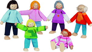 Biegepuppen Moderne Familie
