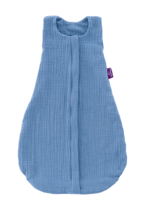 Sommerschlafsack LIEBMICH Musselin hellblau