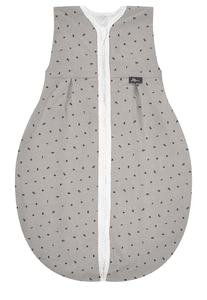 Schlafsack Jersey Light Buchstaben grau