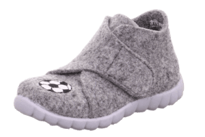 Hausschuh Happy grau (mittel)