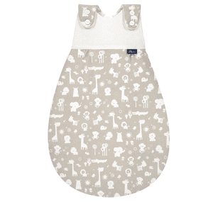 Baby-Mäxchen Außensack Zootiere taupe