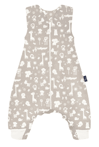 Sleep-Overall Light Zootiere taupe