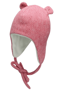 Inka-Mütze Ohren rosa