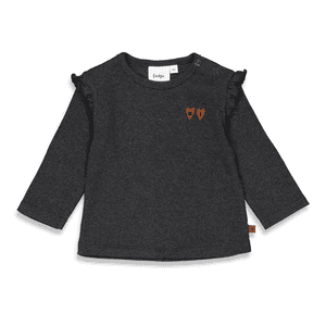 Langarmshirt Wild Antraciet Melange