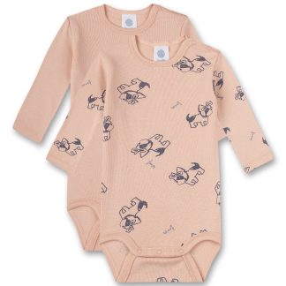 Body Doppelpack Hund rosa