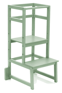 Lernturm Hartholz mintgrün