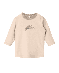 Langarmshirt Nbfniah Buttercream