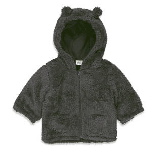 Teddyjacke Basic Teddy Antraciet