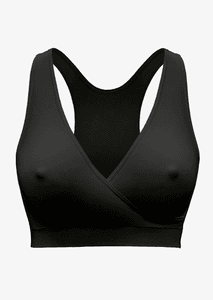 Keep Cool Atmungsaktives Schlaf-Bustier für Schwangerschaft und Stillzeit schwarz