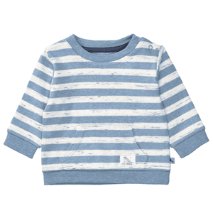 Shirt sea blue gestreift