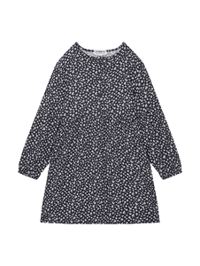 Kleid navy offwhite flower