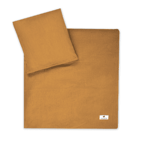 Bettwäsche Musselin zimt 80 x 80 cm