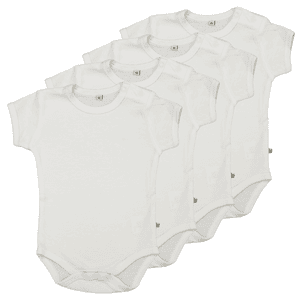 Kurzarmbody 4er Pack White
