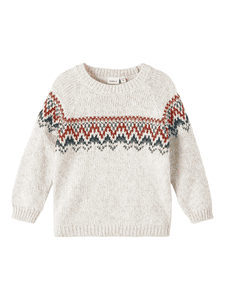Strickpullover Nmmripal Peyote Melange