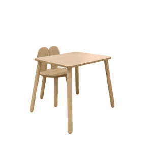 Family-SCL Tisch & Stuhl Bunny natur unbehandelt