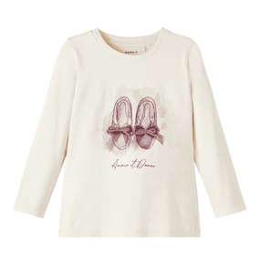 Langarmshirt Nmfrina Buttercream