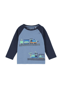 Langarmshirt blassblau